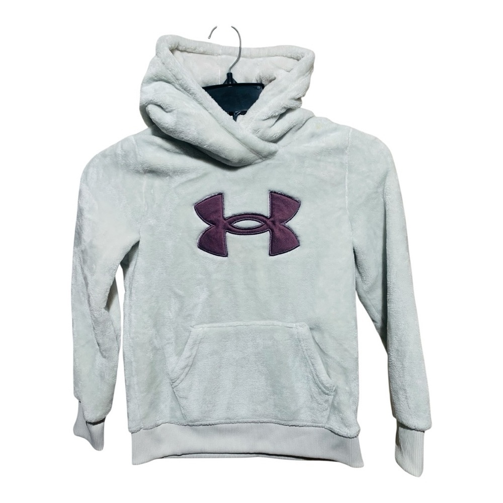 Kids Under Armour Kids' Plush White Hoodie